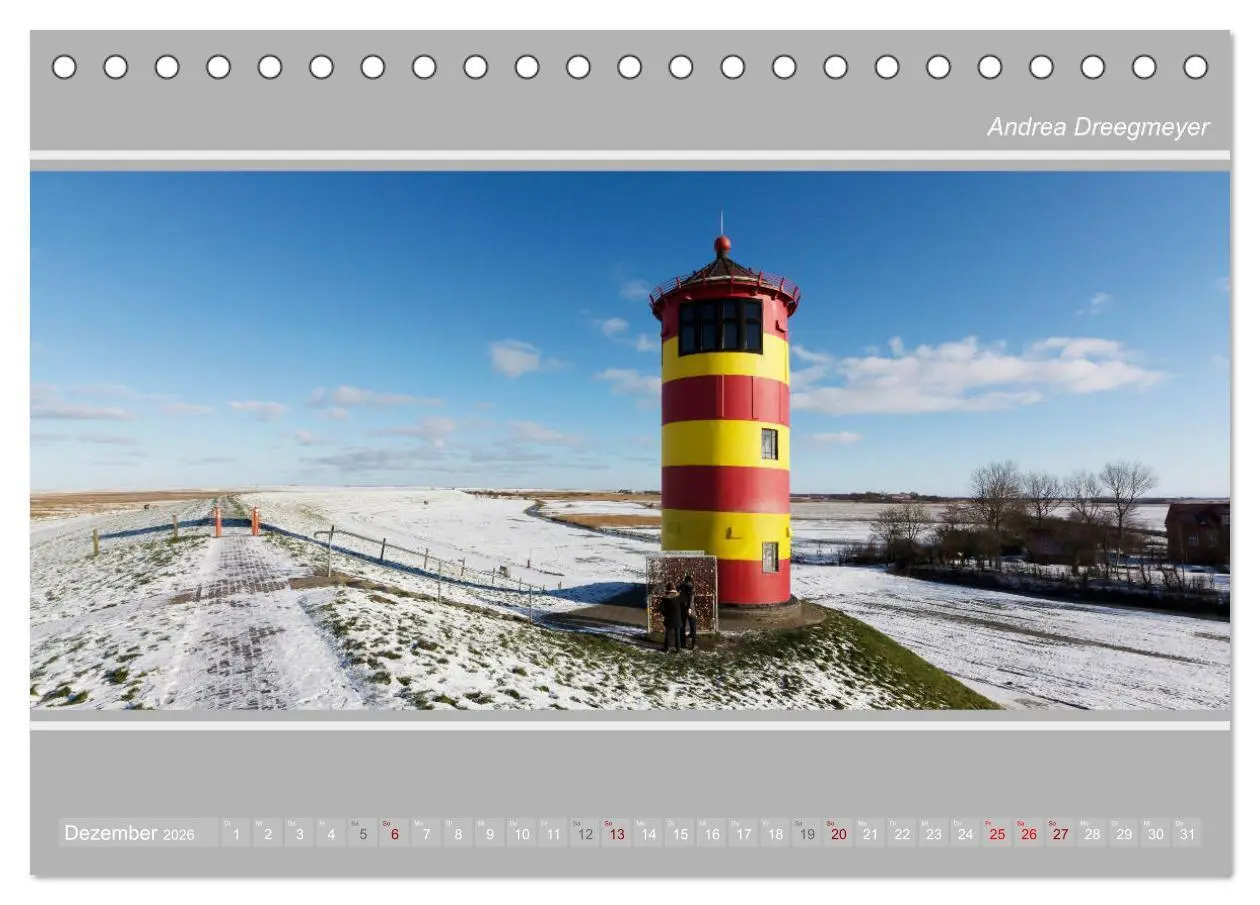 Bild: 9783457886755 | Krummhörn im Panorama-Format (Tischkalender 2026 DIN A5 quer),...