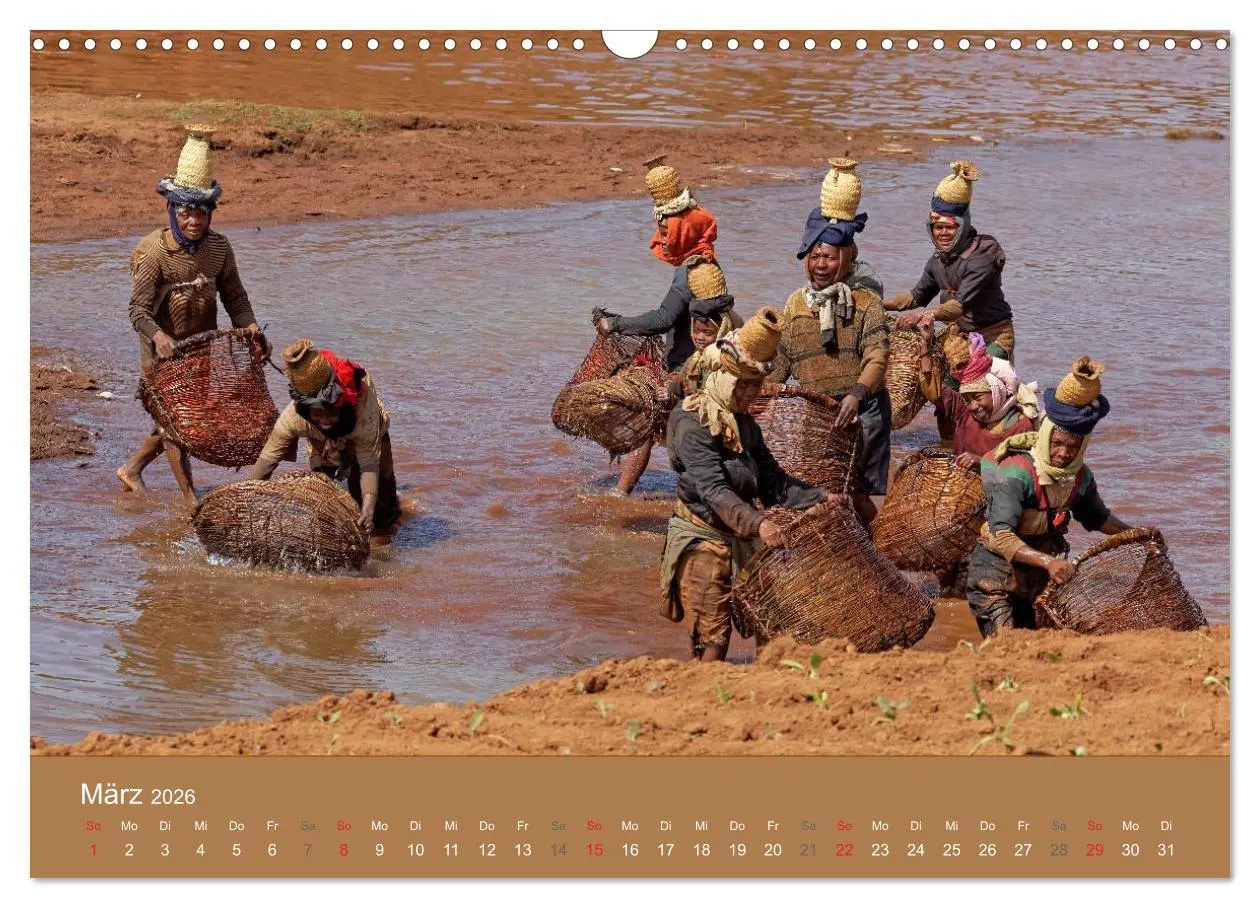 Bild: 9783457956755 | Alltag in Madagaskar (Wandkalender 2026 DIN A3 quer), CALVENDO...