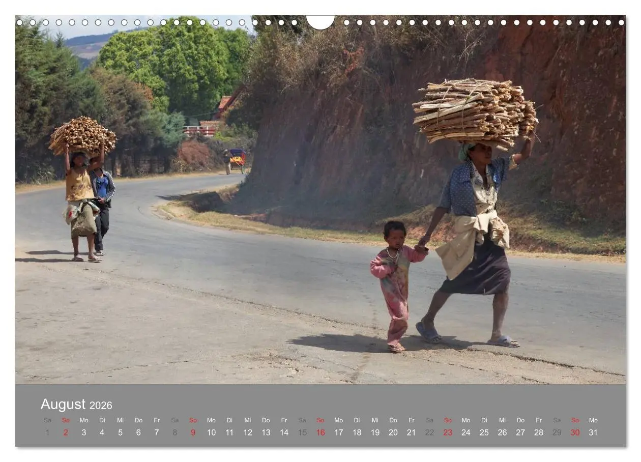 Bild: 9783457956755 | Alltag in Madagaskar (Wandkalender 2026 DIN A3 quer), CALVENDO...