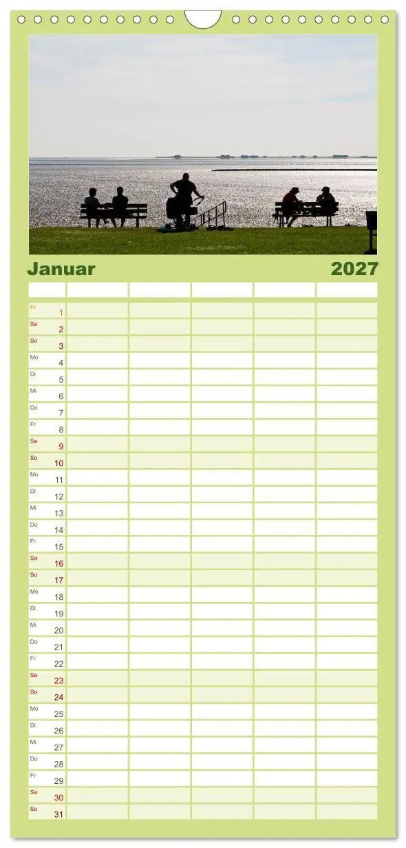Bild: 9783594336755 | Familienplaner 2027 - Hallig Hooge - zwischen Himmel und Erde mit 5...