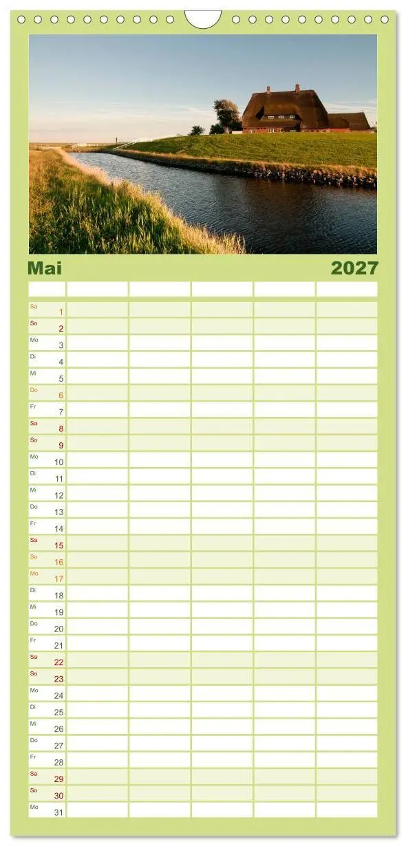 Bild: 9783594336755 | Familienplaner 2027 - Hallig Hooge - zwischen Himmel und Erde mit 5...