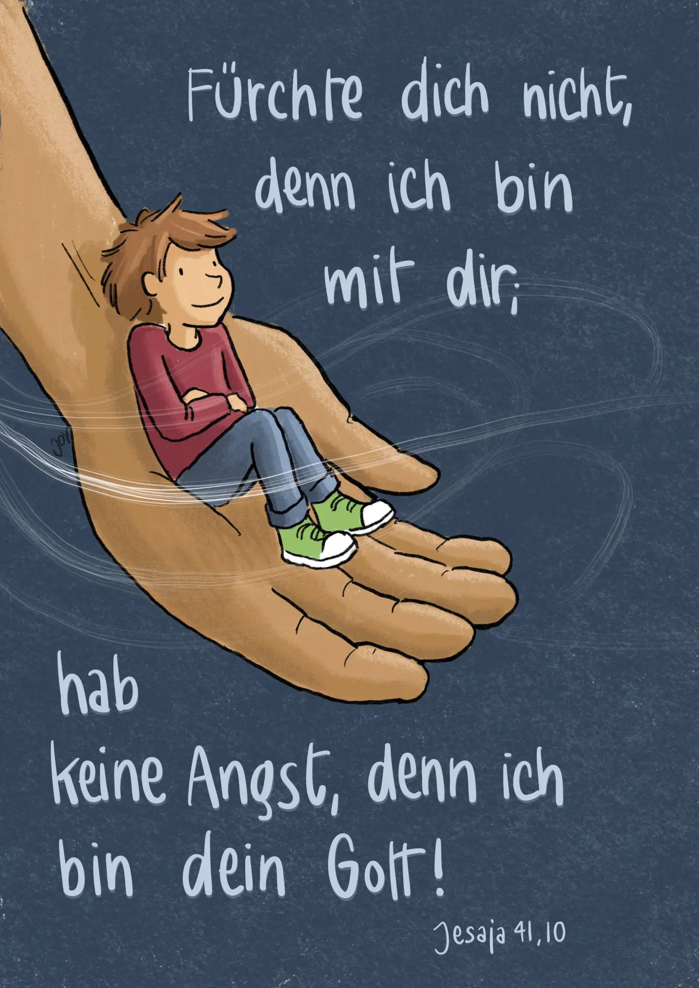Cover: 9783870926755 | Jahreslosung 2027 - Stundenentwurf und Postkarten (10 Ex.) für Kinder