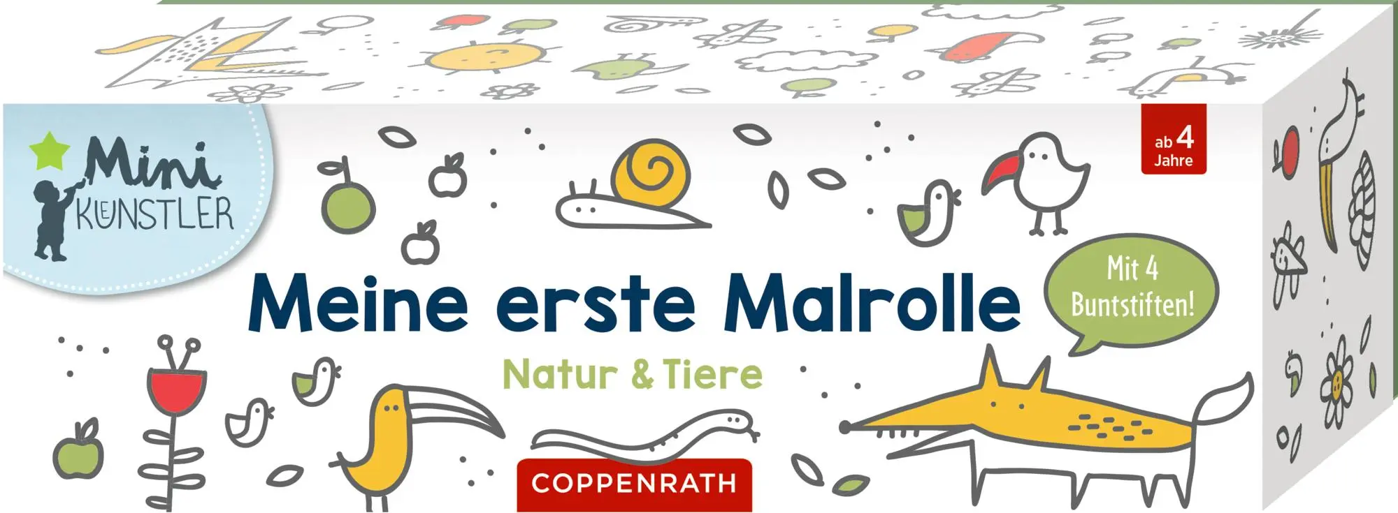 Cover: 4050003956855 | Meine erste Malrolle | Natur &amp; Tiere | Joana Jesus | Mini-Künstler