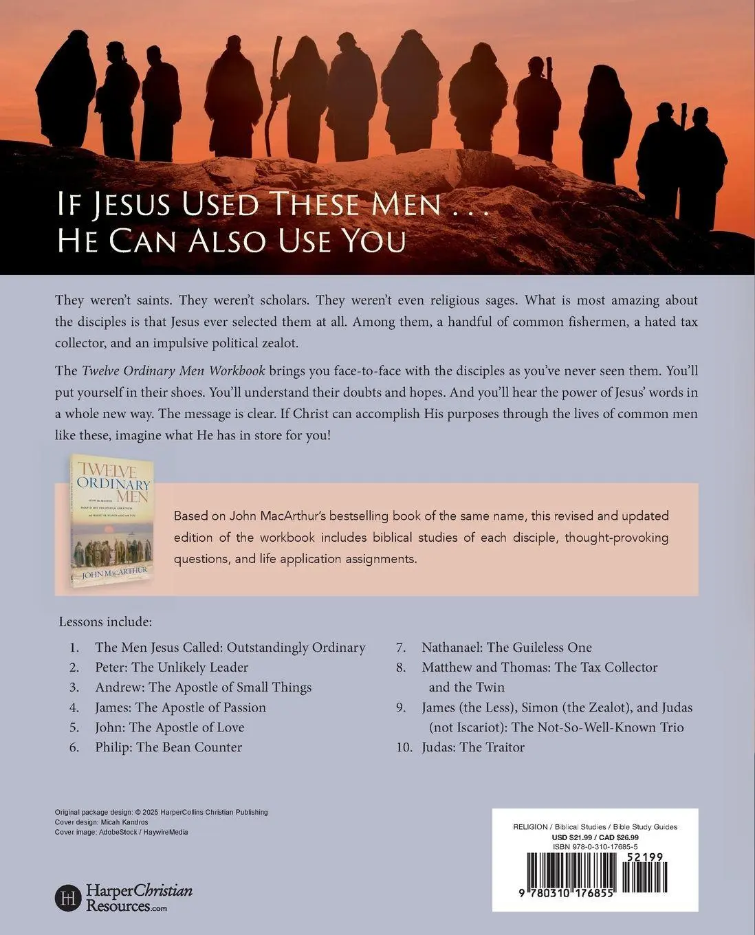 Rückseite: 9780310176855 | The Twelve Ordinary Men Workbook, Revised and Updated | Macarthur