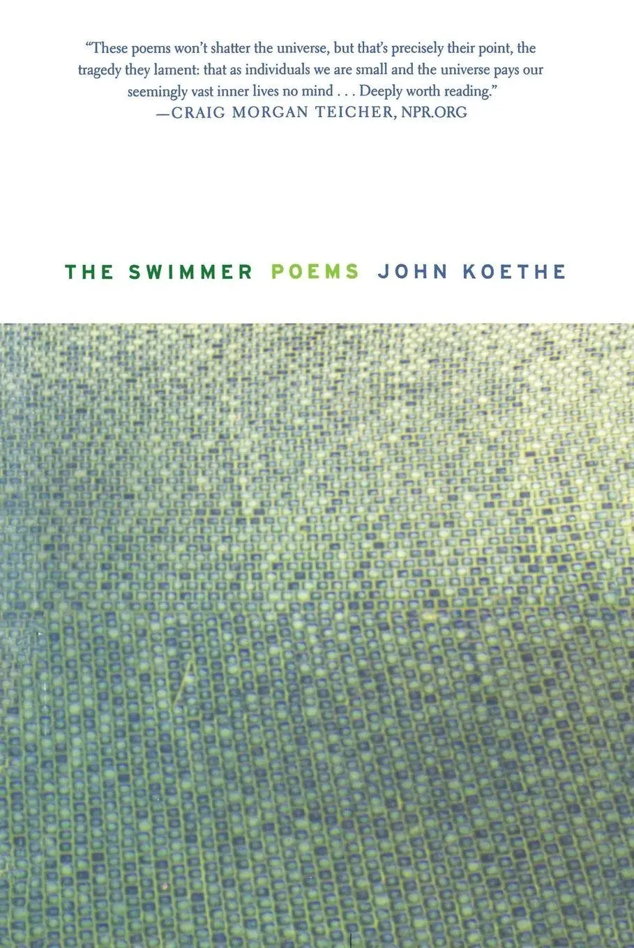 Cover: 9780374536855 | Swimmer | John Koethe | Taschenbuch | Kartoniert / Broschiert | 2017