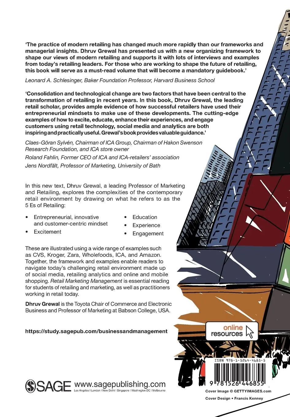 Rückseite: 9781526446855 | Retail Marketing Management | The 5 Es of Retailing | Dhruv Grewal
