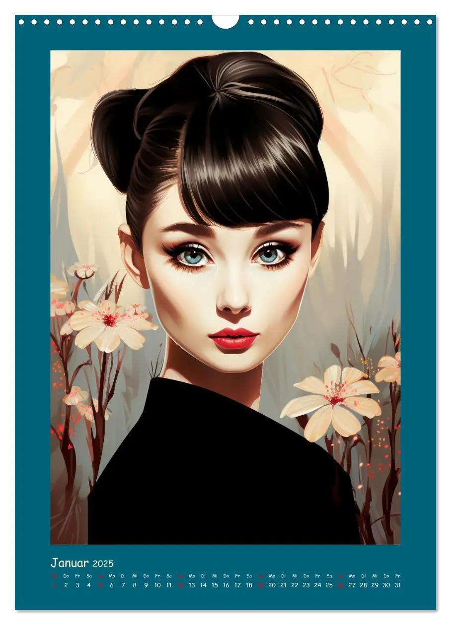Bild: 9783435856855 | Glanz der Filmdiven. Art Nouveau Paintings im Poster-Stil...