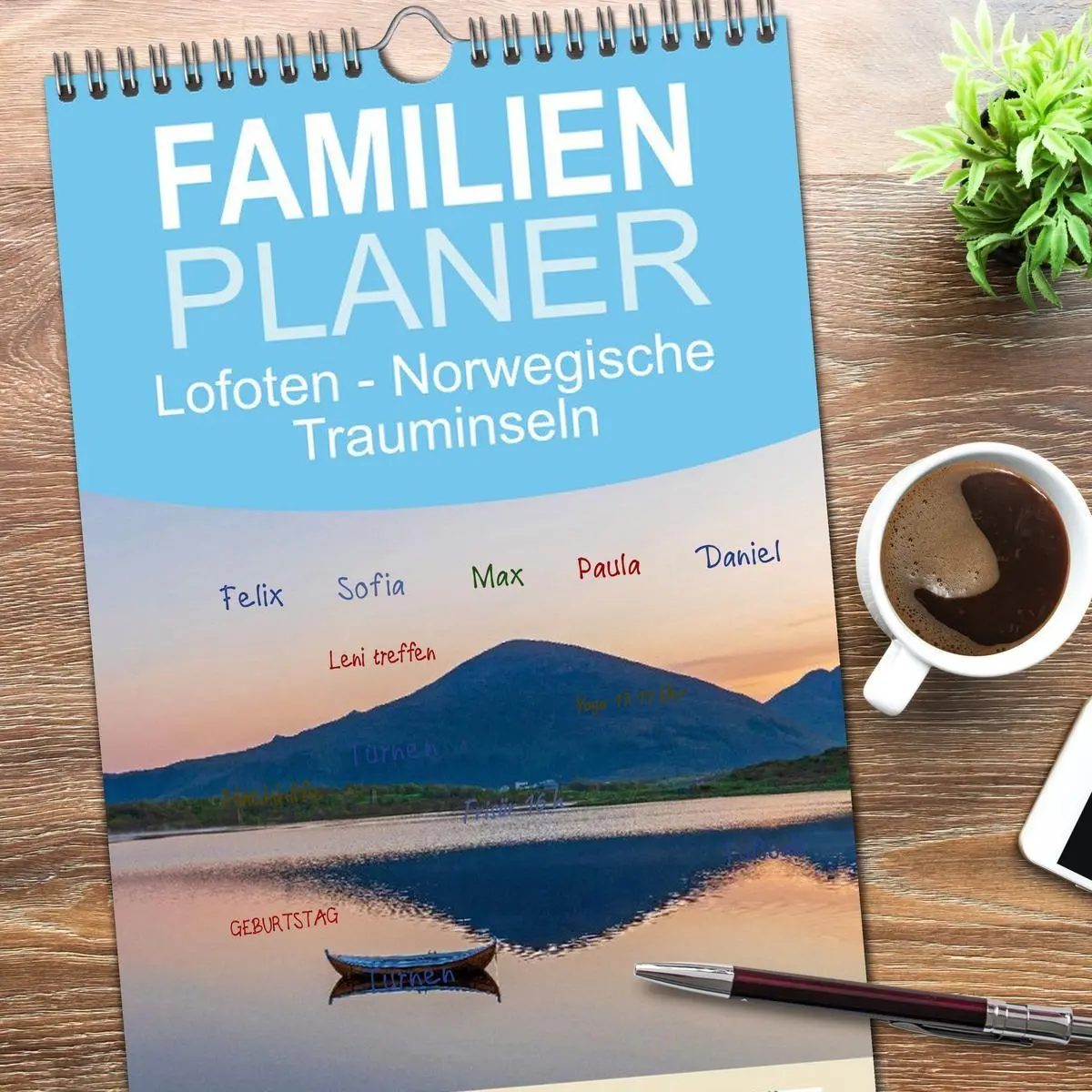 Bild: 9783516656855 | Familienplaner 2026 - Lofoten - Norwegische Trauminseln mit 5...