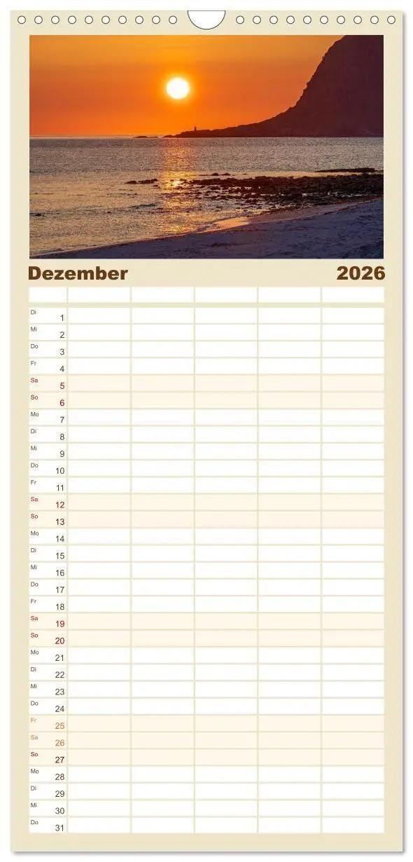 Bild: 9783516656855 | Familienplaner 2026 - Lofoten - Norwegische Trauminseln mit 5...
