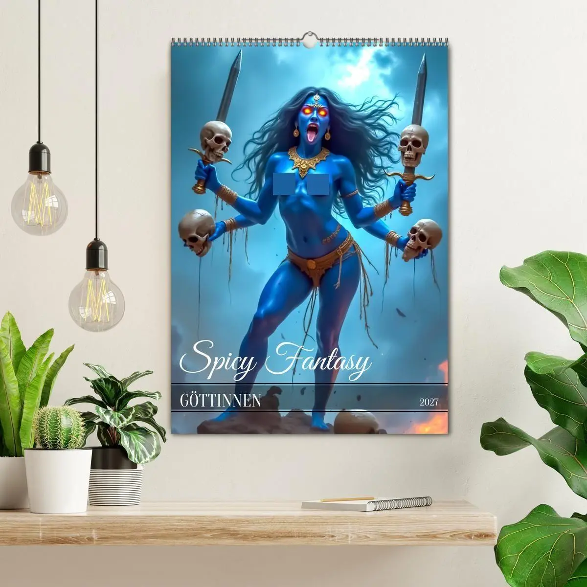 Bild: 9783516966855 | Spicy Fantasy - Göttinnen (Wandkalender 2027 DIN A2 hoch), CALVENDO...