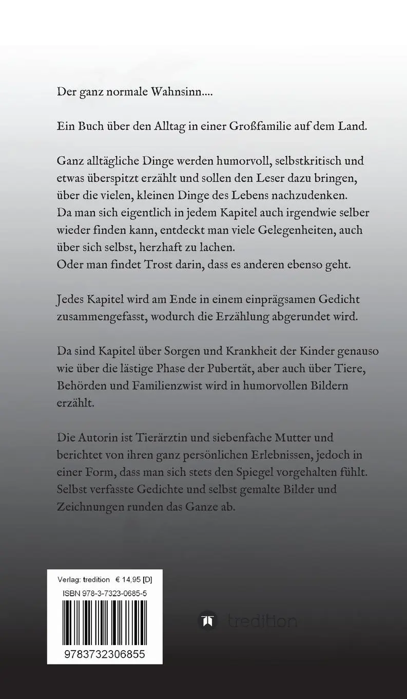 Rückseite: 9783732306855 | Der ganz normale Wahnsinn | Leben in einer Großfamilie | Jessica Trefz