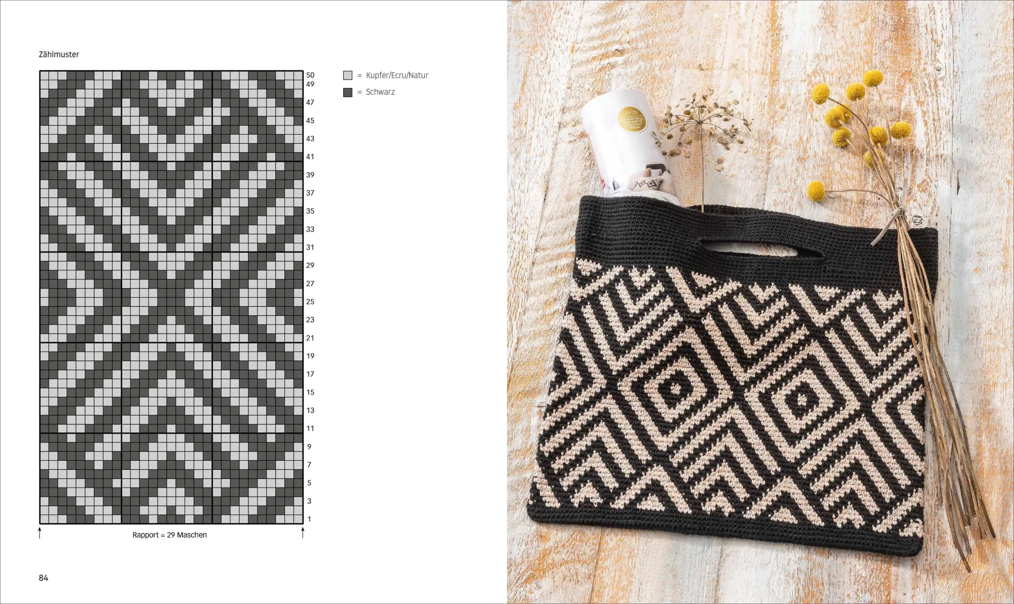 Bild: 9783841066855 | Trendige Taschen häkeln | Originelle Formen und farbenfrohe Muster