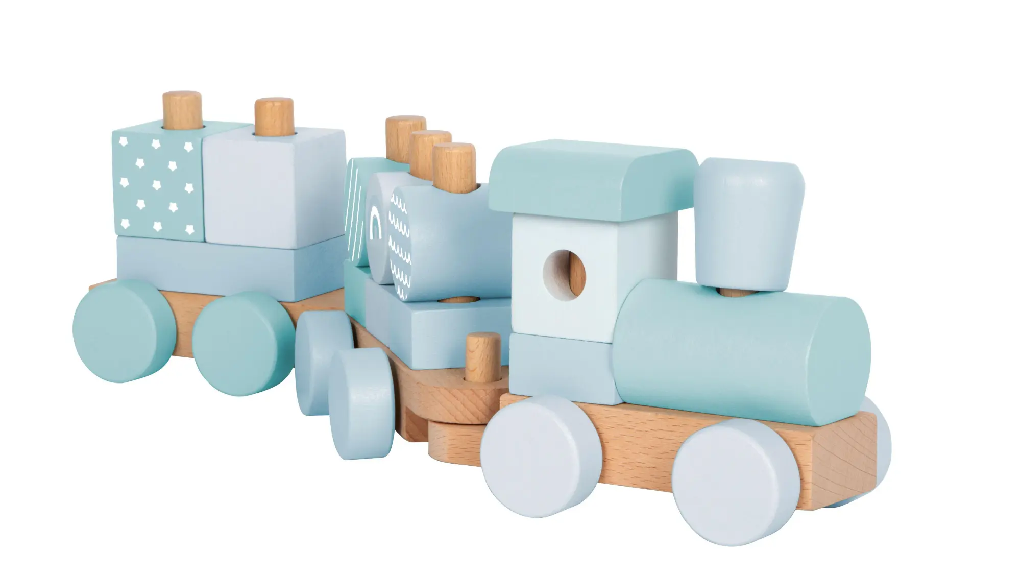 Cover: 4020972126955 | Holzzug blau | 12695 | Deutsch | 2025 | small foot GmbH &amp; Co. KG