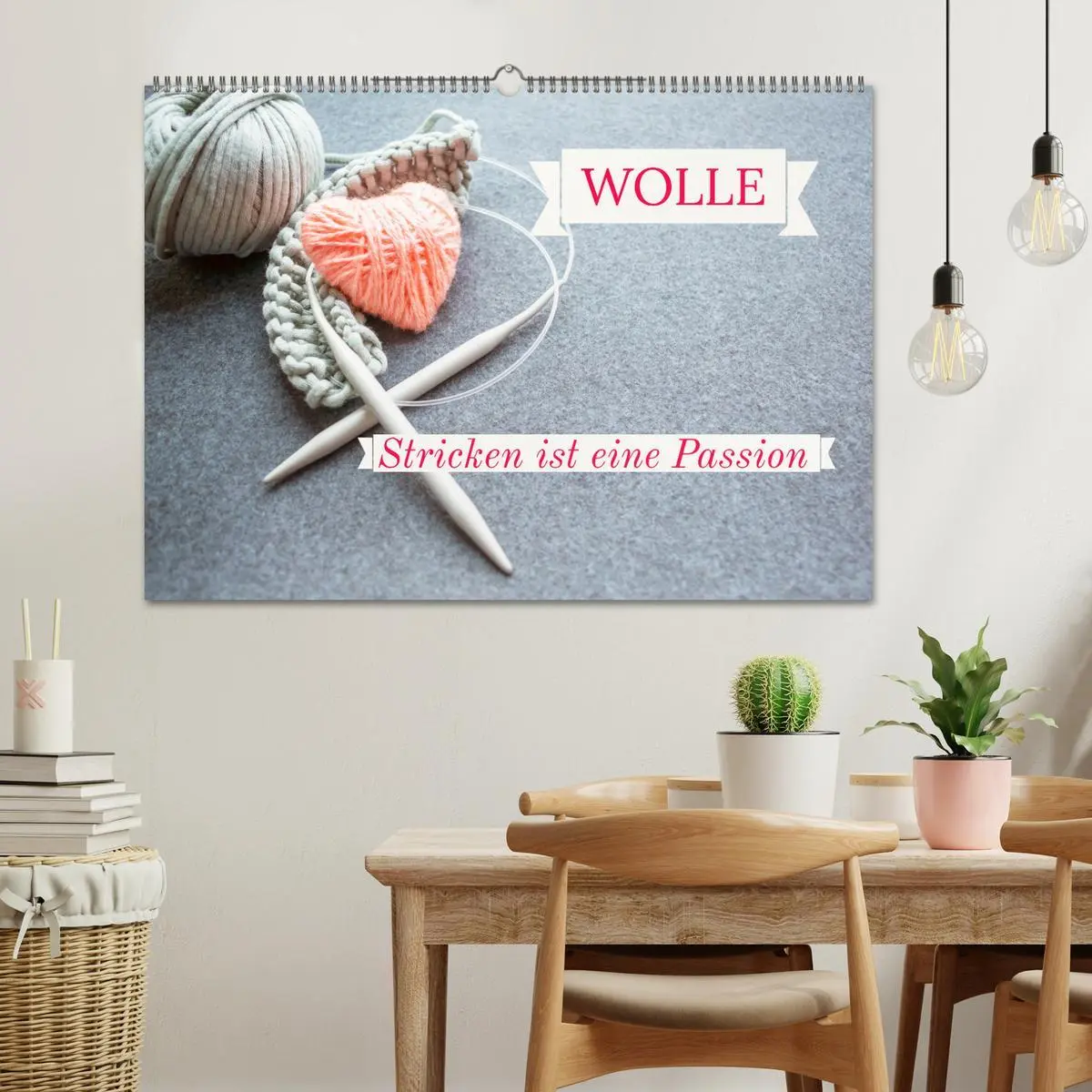 Bild: 9783457556955 | WOLLE Stricken ist eine Passion (Wandkalender 2026 DIN A2 quer),...