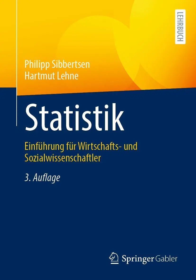 Cover: 9783662626955 | Statistik | Einführung für Wirtschafts- und Sozialwissenschaftler
