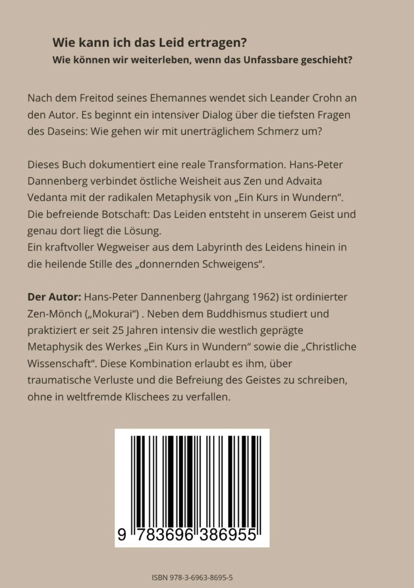 Rückseite: 9783696386955 | Wie kann ich das Leid ertragen | Hans-Peter Dannenberg | Buch | 212 S.