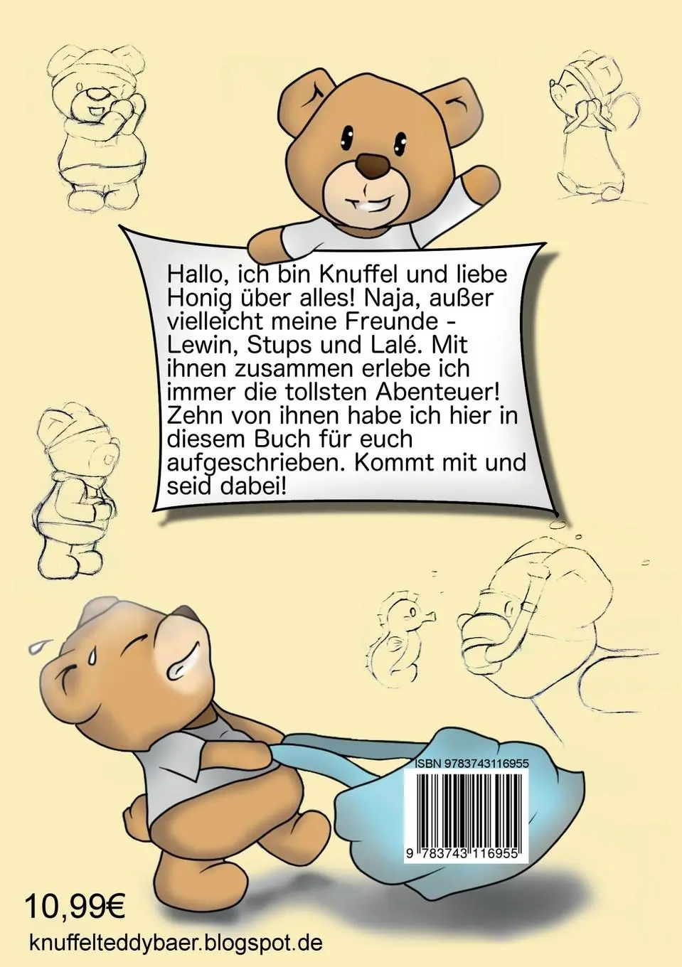 Rückseite: 9783743116955 | Knuffels fantastische Welt | Lisa Saur | Taschenbuch | 108 S. | 2016