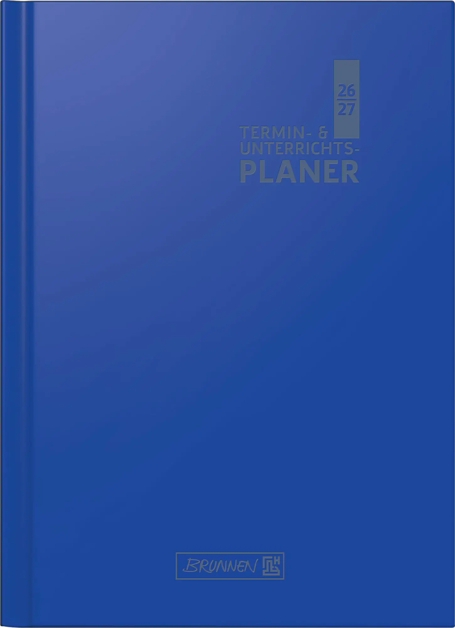 Cover: 4061947157055 | Termin- &amp; Unterrichtsplaner 2026/2027 A4, Kunststoff, blau | Buch