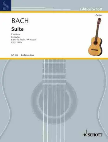 Cover: 9790001097055 | Suite E Bwv1006A (Luit) Git. | Johann Sebastian Bach | Buch