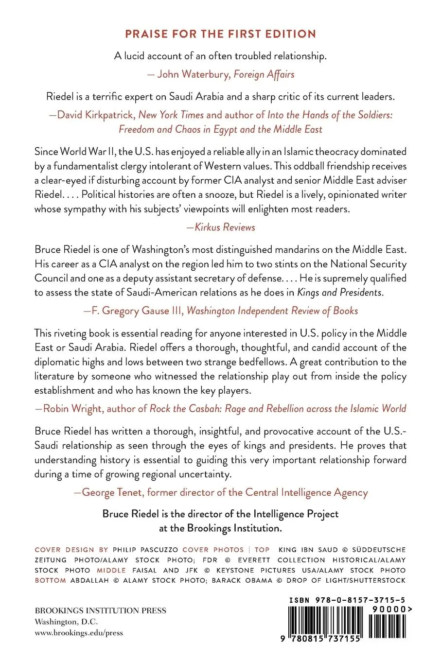 Rückseite: 9780815737155 | Kings and Presidents | Saudi Arabia and the United States since FDR