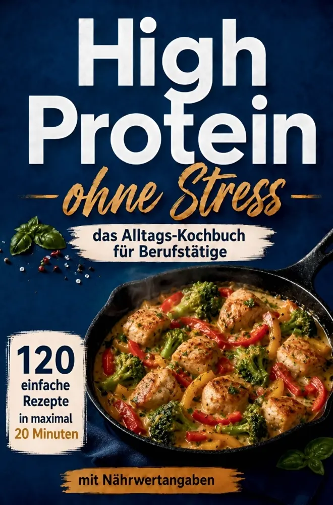 Cover: 9783000877155 | High Protein -ohne Stress- das Alltags-Kochbuch für Berufstätige