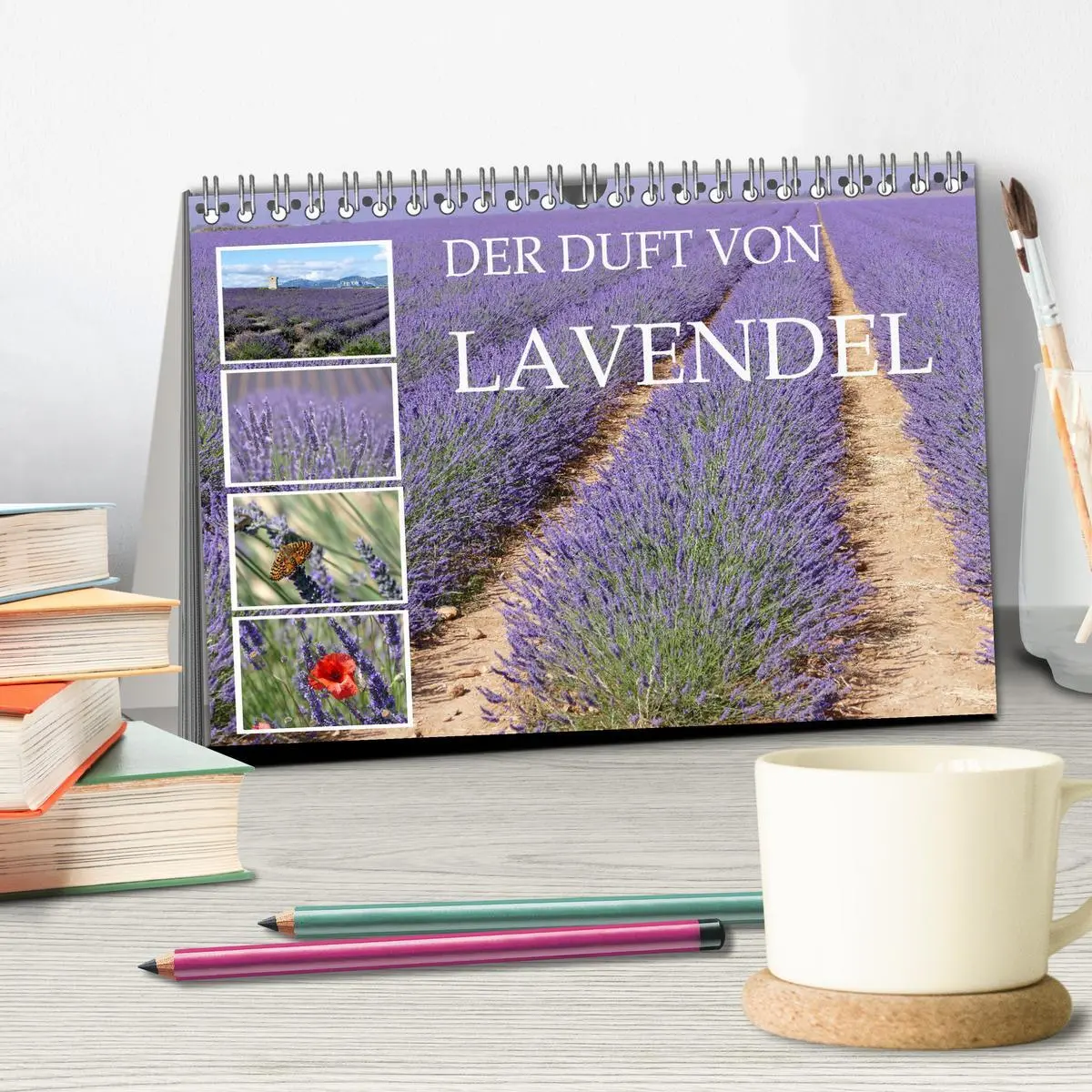 Bild: 9783457507155 | Der Duft von Lavendel (Tischkalender 2026 DIN A5 quer), CALVENDO...