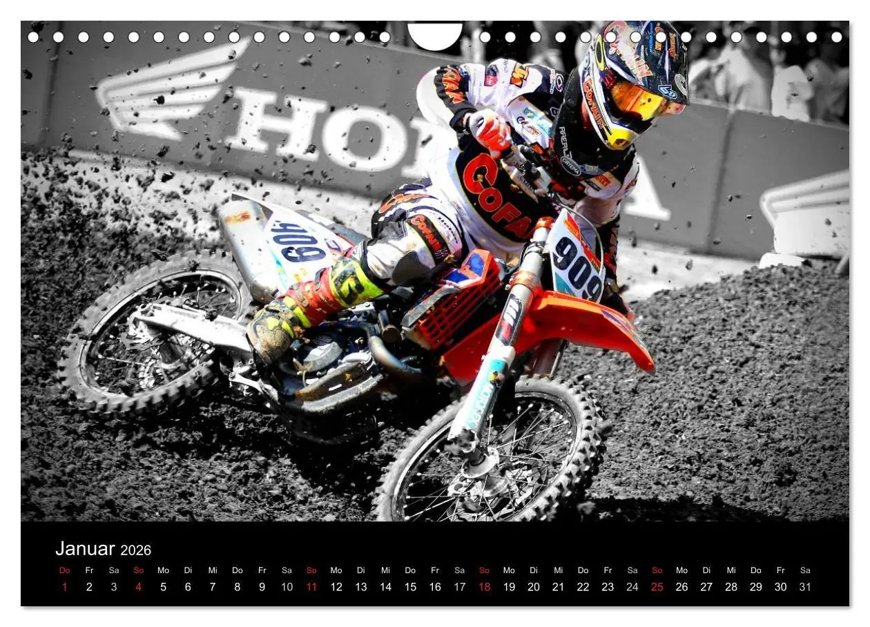 Bild: 9783457987155 | Motocross Kalender - Emotionen auf 2 Rädern (Wandkalender 2026 DIN...