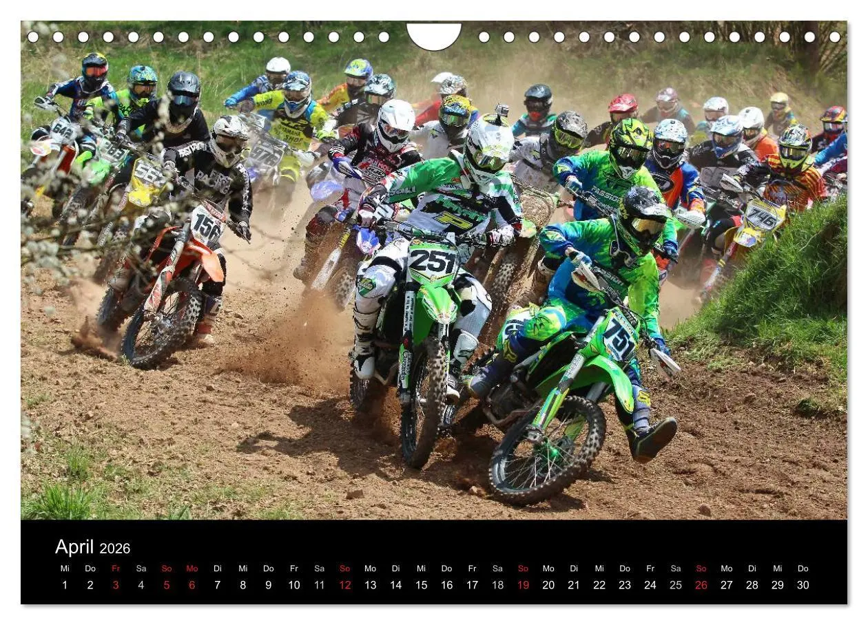 Bild: 9783457987155 | Motocross Kalender - Emotionen auf 2 Rädern (Wandkalender 2026 DIN...