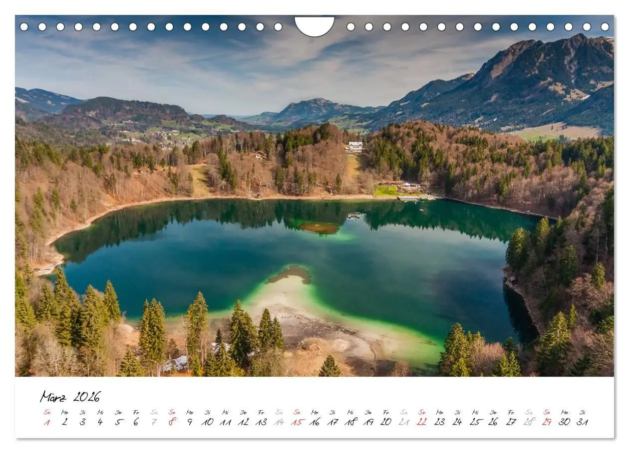Bild: 9783516077155 | Oberallgäuer Landschaft (Wandkalender 2026 DIN A4 quer), CALVENDO...