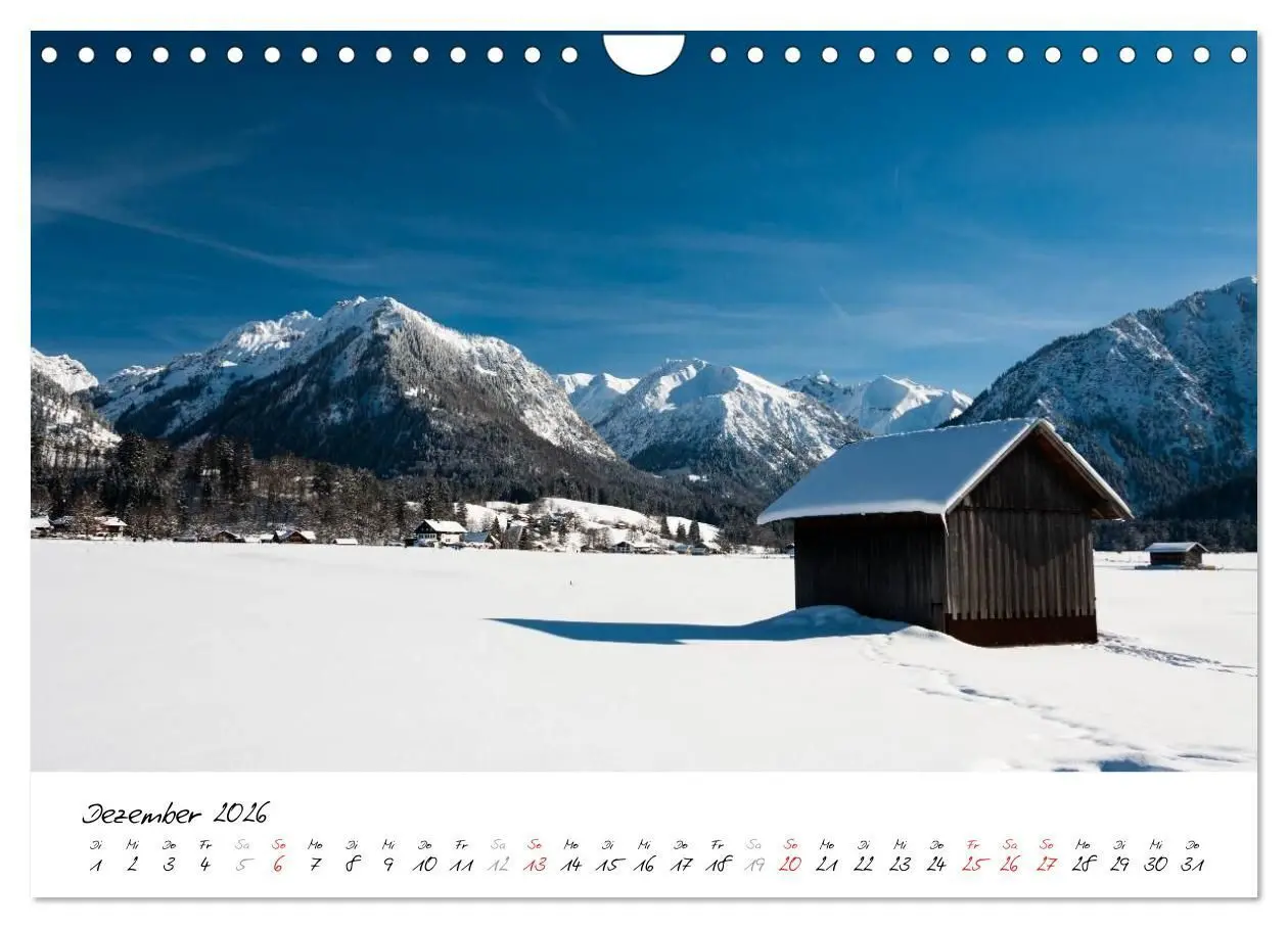 Bild: 9783516077155 | Oberallgäuer Landschaft (Wandkalender 2026 DIN A4 quer), CALVENDO...