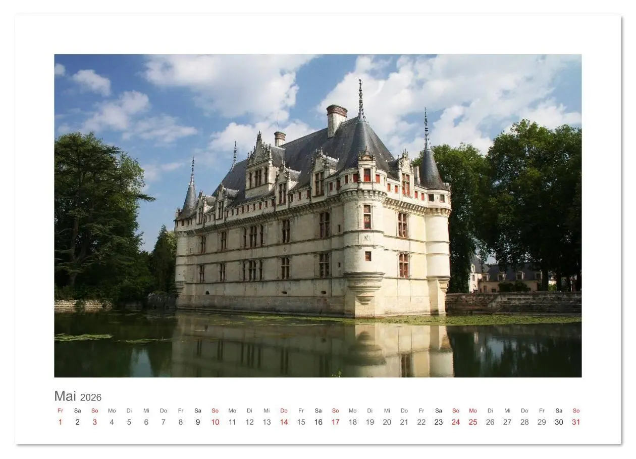 Bild: 9783516147155 | Unterwegs an der Loire (Wandkalender 2026 DIN A3 quer), CALVENDO...