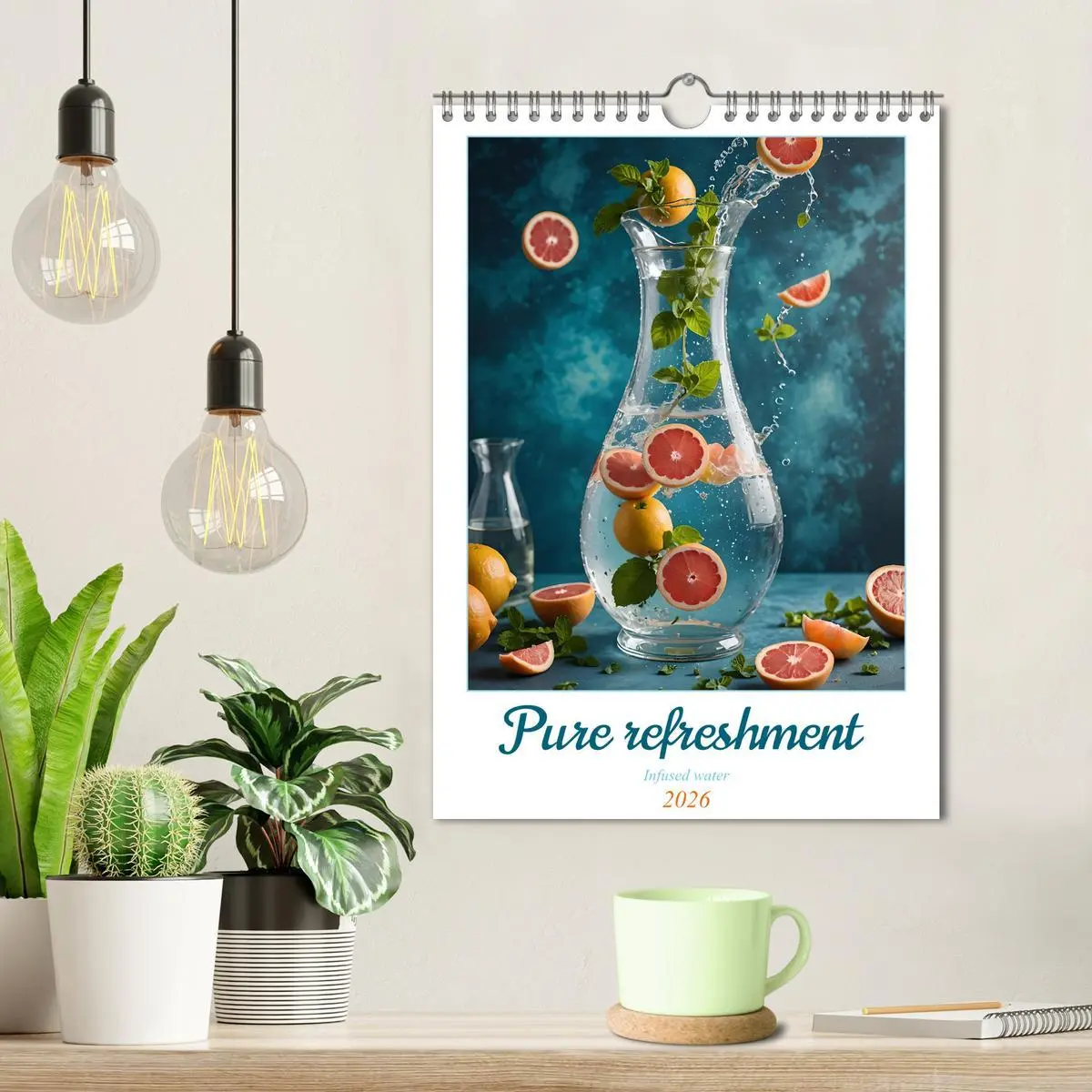 Bild: 9783516527155 | Pure refreshment - Infused water (Wall Calendar 2026 DIN A4...