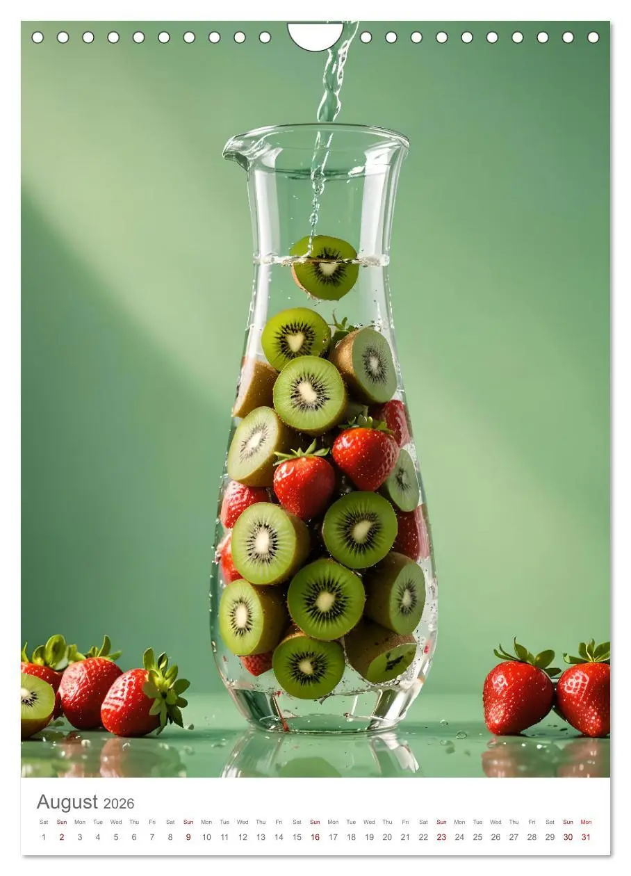 Bild: 9783516527155 | Pure refreshment - Infused water (Wall Calendar 2026 DIN A4...