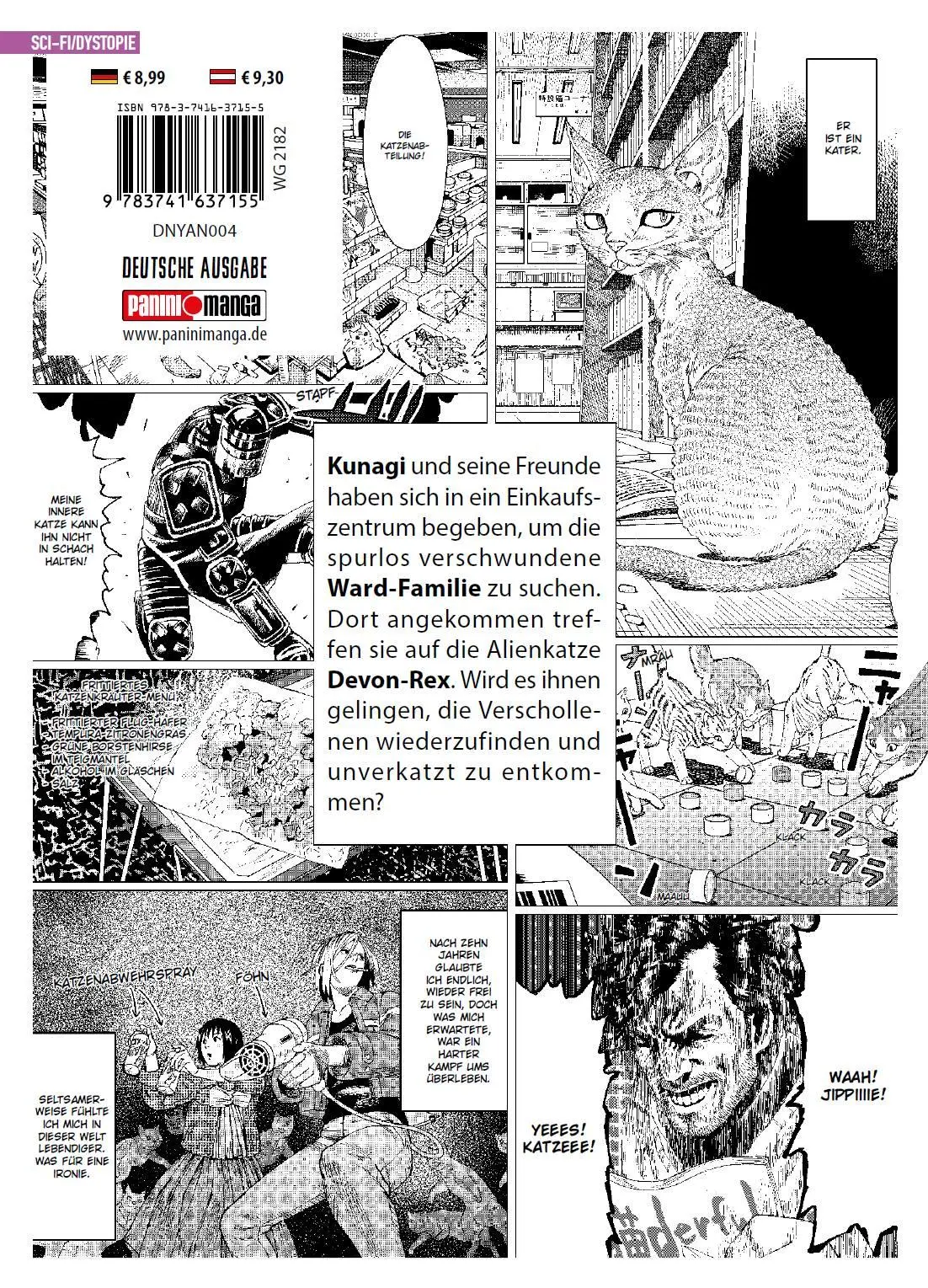 Rückseite: 9783741637155 | Night of the Living Cat 04 - Die Katze aus einer anderen Welt - D-Rex