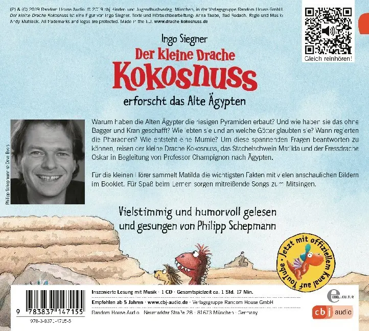 Bild: 9783837147155 | Alles klar! Der kleine Drache Kokosnuss erforscht das Alte Ägypten