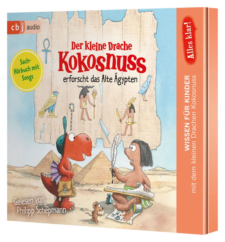Bild: 9783837147155 | Der kleine Drache Kokosnuss erforscht das Alte Ägypten, 1 Audio-CD
