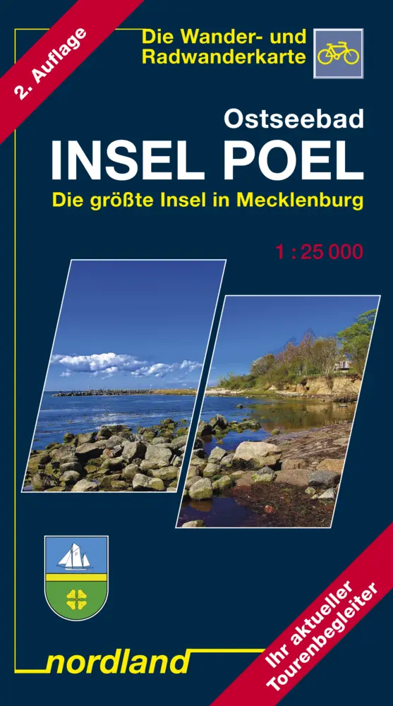 Cover: 9783928397155 | Ostseebad Insel Poel | 1:25000, Wander- und Radwanderkarte | Kast