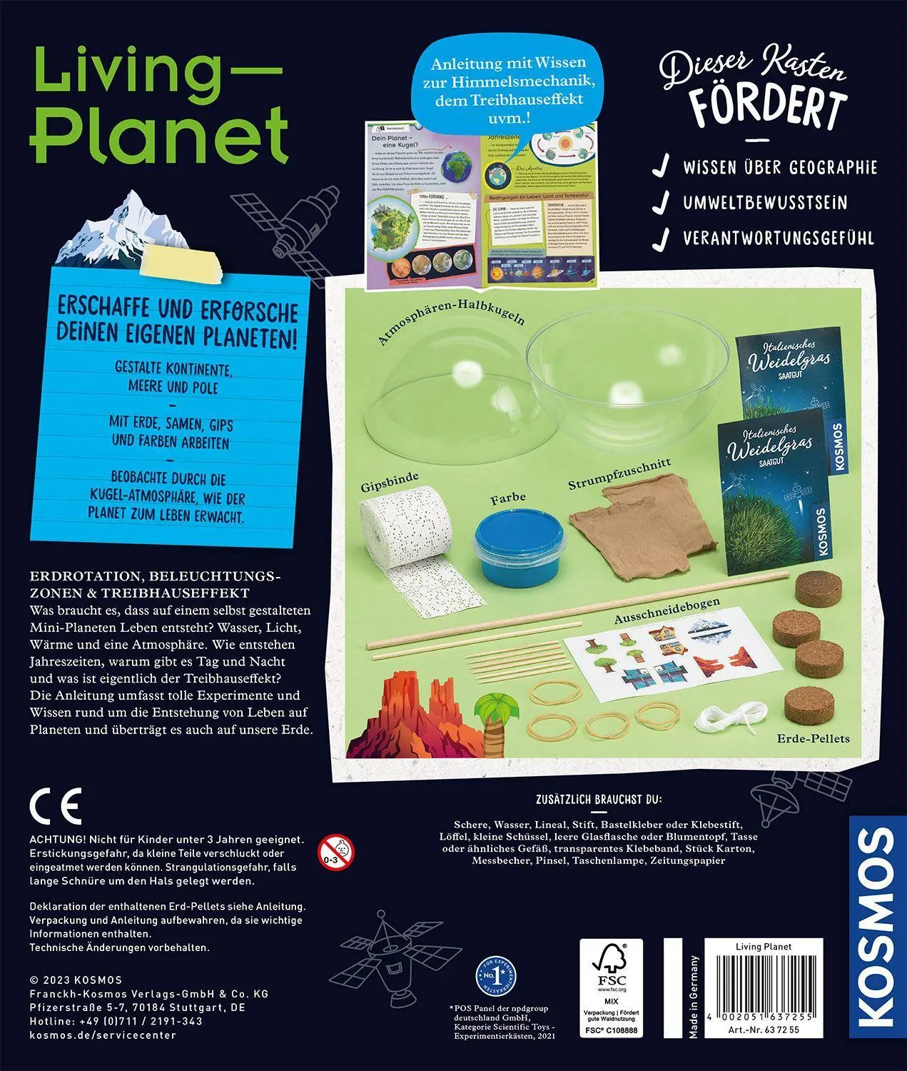 Bild: 4002051637255 | Living-Planet - Experimentierkasten | Spiel | Brettspiel | 637255