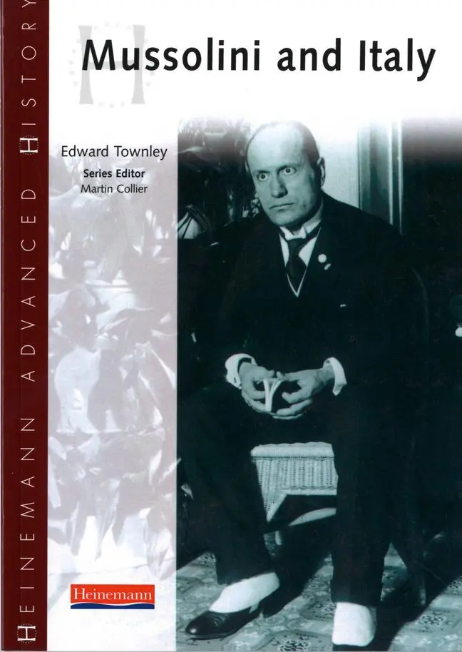 Cover: 9780435327255 | Heinemann Advanced History: Mussolini &amp; Italy | Edward Townley | Buch