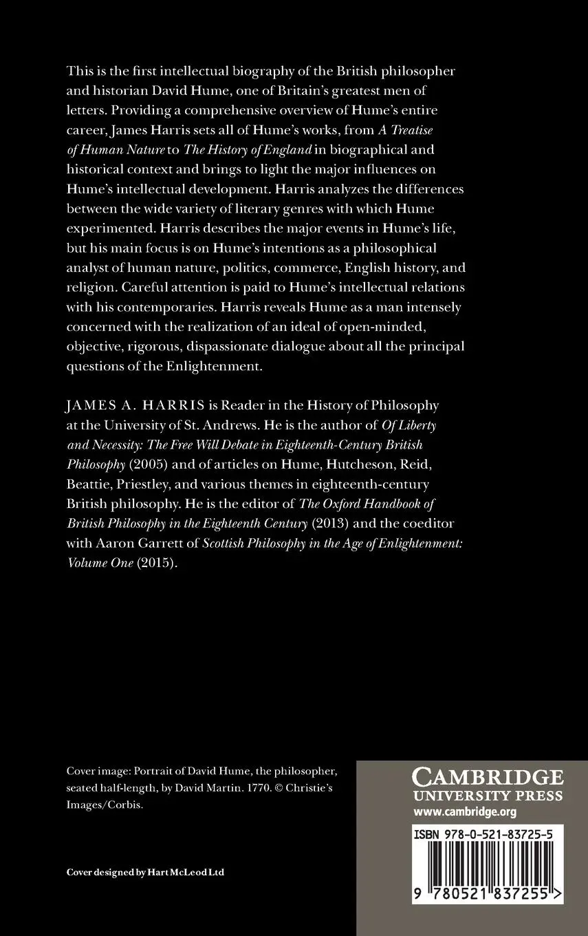 Rückseite: 9780521837255 | Hume | James A. Harris | Buch | Englisch | 2015 | EAN 9780521837255