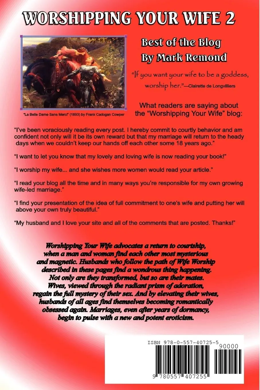 Rückseite: 9780557407255 | Worshipping Your Wife 2 | Mark Remond | Taschenbuch | Englisch | 2010
