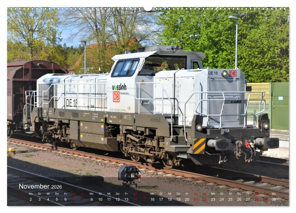Bild: 9783457427255 | Diesel-Loks (hochwertiger Premium Wandkalender 2026 DIN A2 quer),...