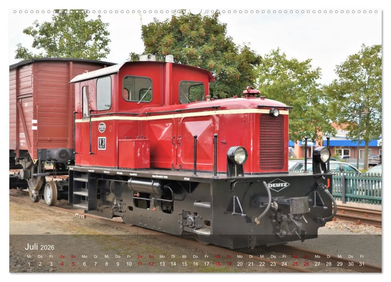 Bild: 9783457427255 | Diesel-Loks (hochwertiger Premium Wandkalender 2026 DIN A2 quer),...