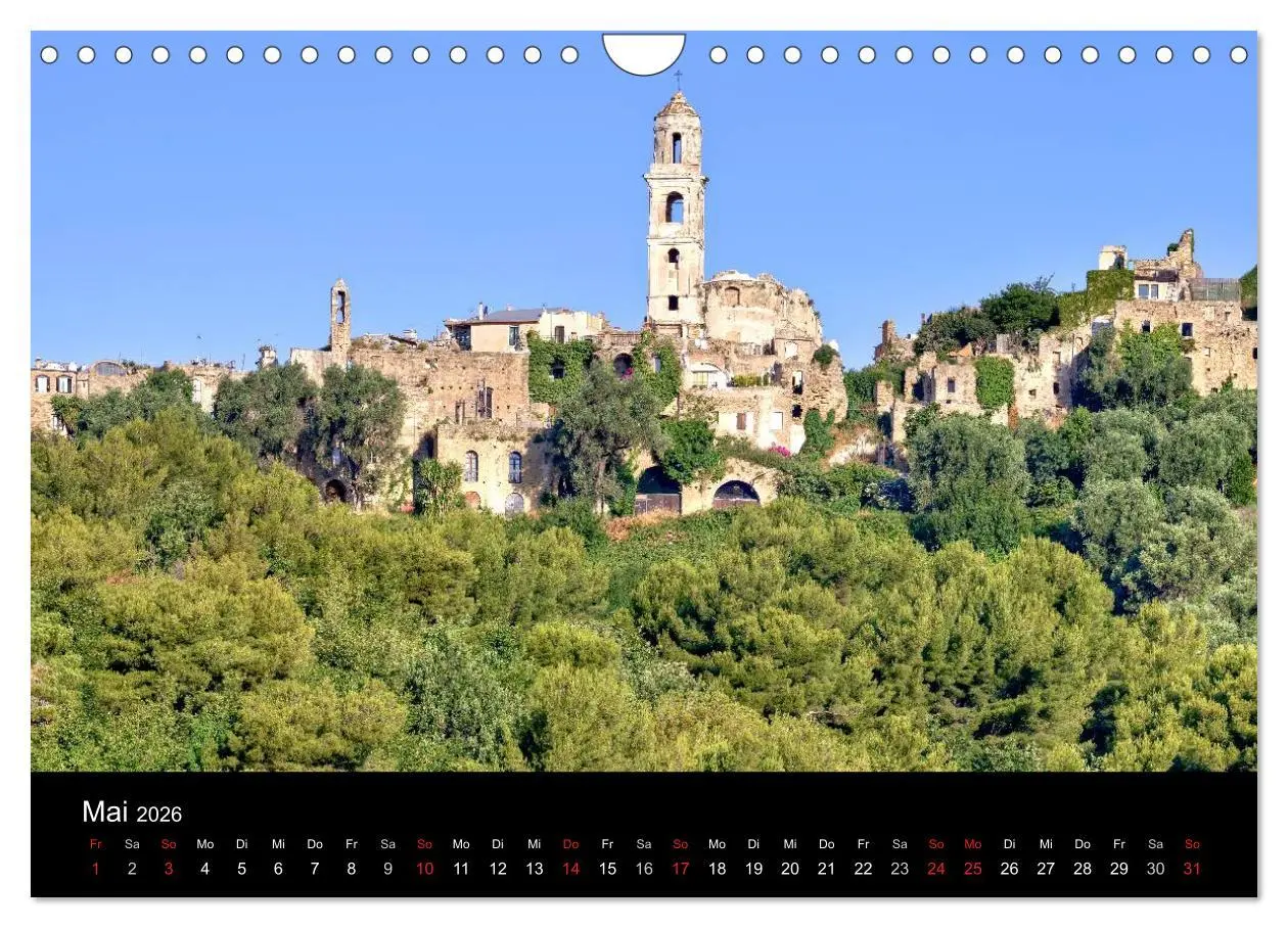 Bild: 9783516207255 | Ligurien - die italienische Riviera (Wandkalender 2026 DIN A4...