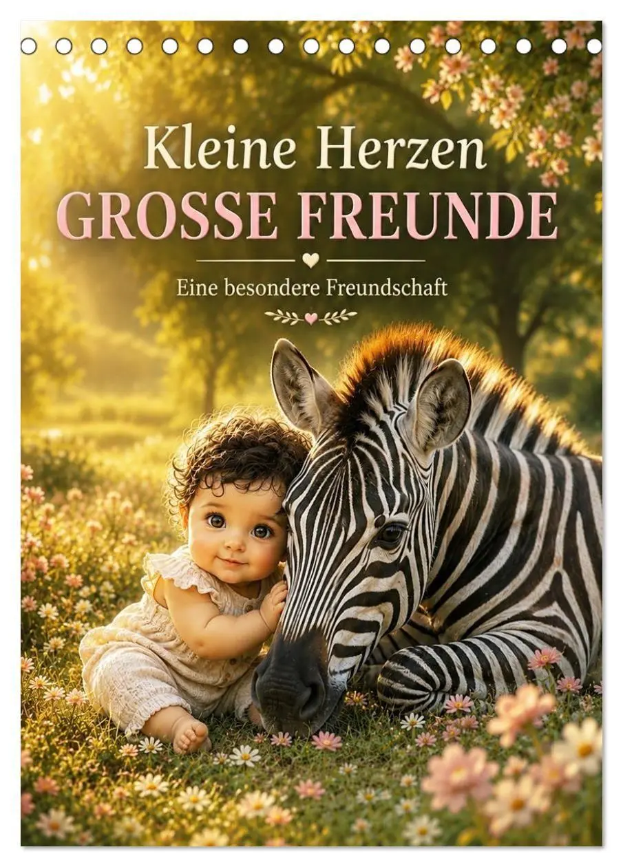 Cover: 9783594357255 | Kleine Herzen GROSSE FREUNDE (Tischkalender 2027 DIN A5 hoch),...