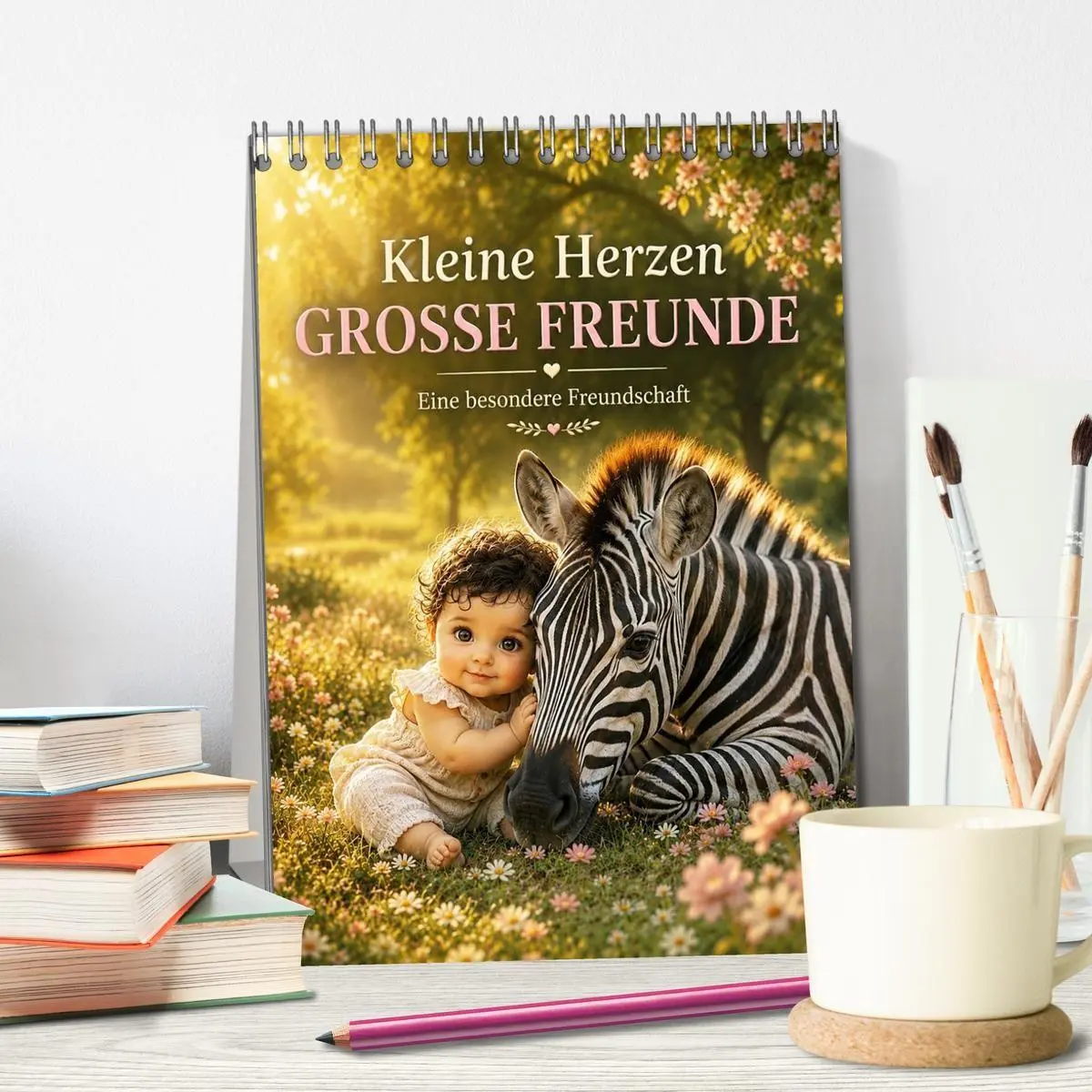 Bild: 9783594357255 | Kleine Herzen GROSSE FREUNDE (Tischkalender 2027 DIN A5 hoch),...
