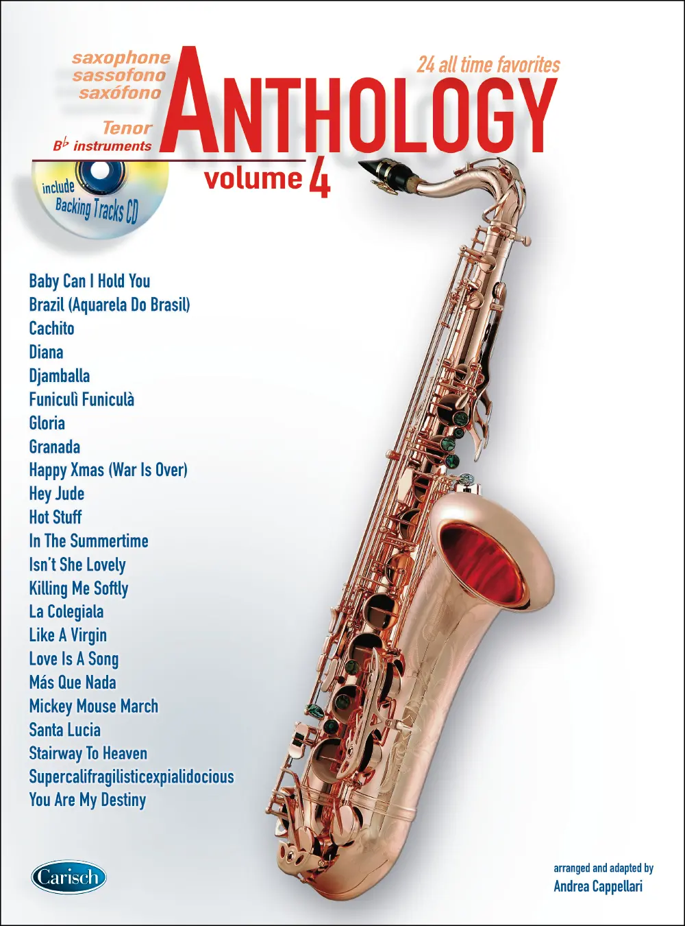 Cover: 9788850717255 | Anthology Tenor Saxophone Vol. 4 | Anthology (Cappellari) | Buch + CD