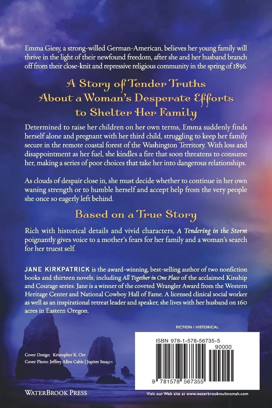 Rückseite: 9781578567355 | A Tendering in the Storm | Jane Kirkpatrick | Taschenbuch | Englisch