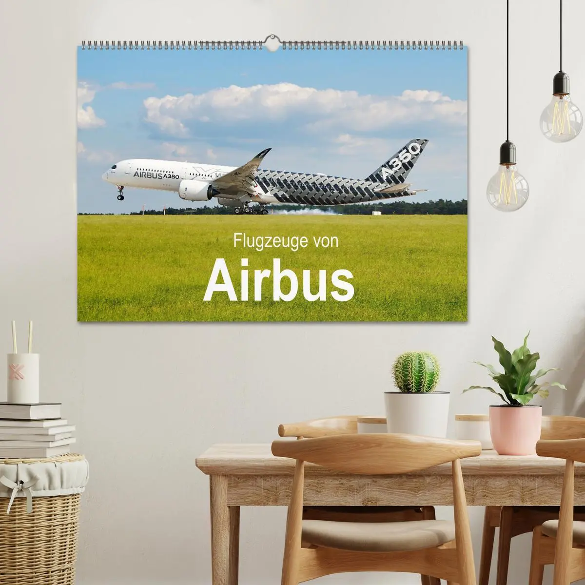 Bild: 9783457587355 | Flugzeuge von Airbus (Wandkalender 2026 DIN A2 quer), CALVENDO...