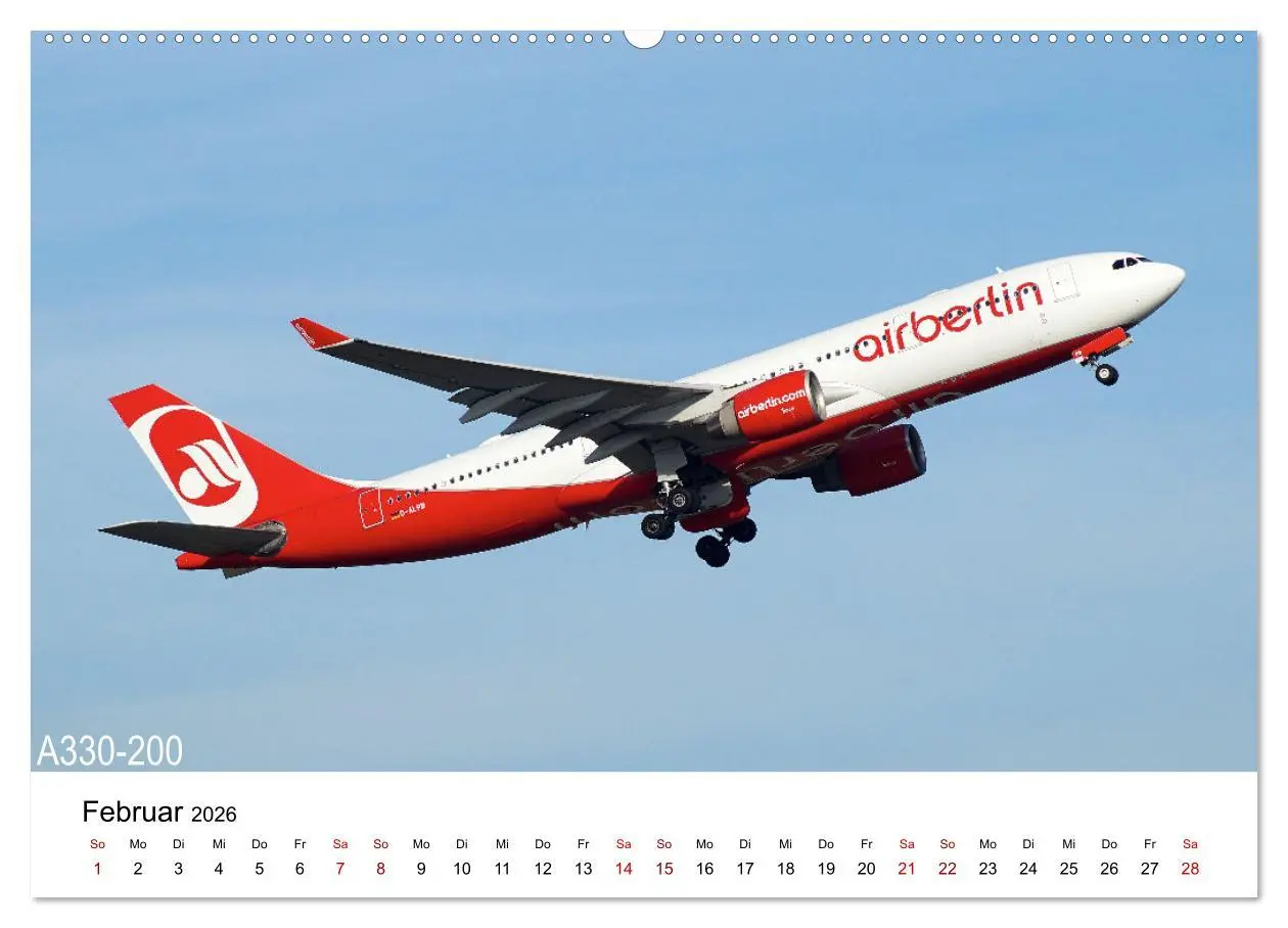 Bild: 9783457587355 | Flugzeuge von Airbus (Wandkalender 2026 DIN A2 quer), CALVENDO...